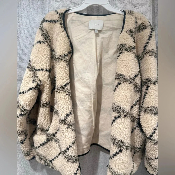 Joie Cream and Black Teddy Jacket - Picture 7 of 11